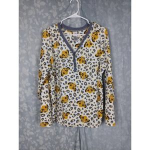 Disney Lion King Simba Fleece V Neck 2X